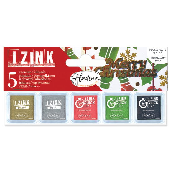 Set de 5 tampons encreurs