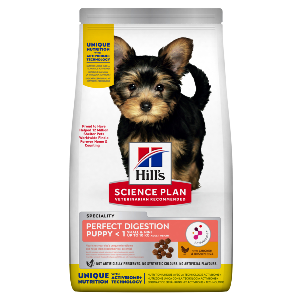 Croquettes Puppy Perfect Digestion Small&Mini pour chien 3kg