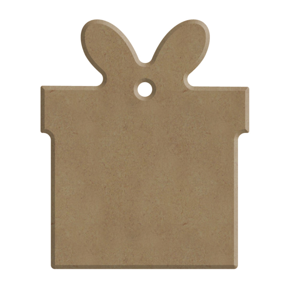 Forme en médium- Cadeau 6 mm 6 x 7 cm