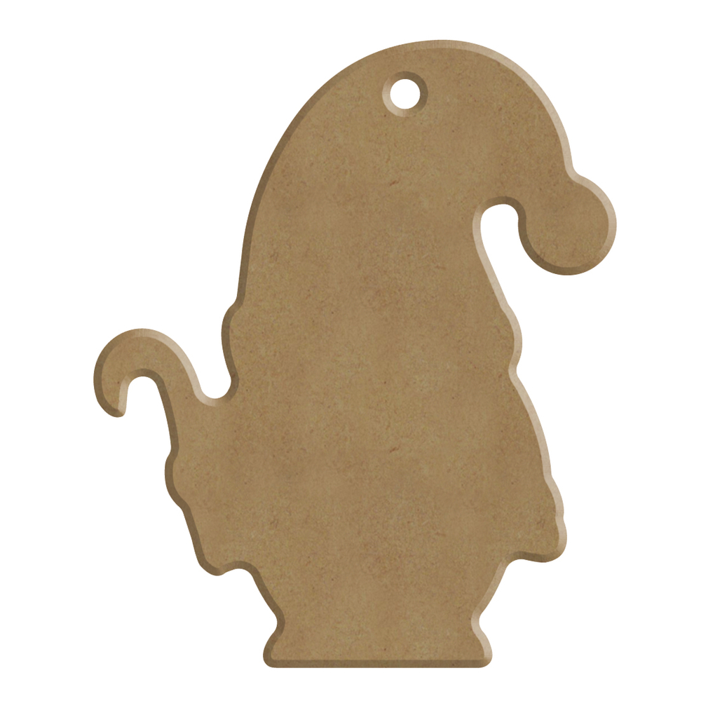 Gnôme en médium 6 mm 7x8,4 cm