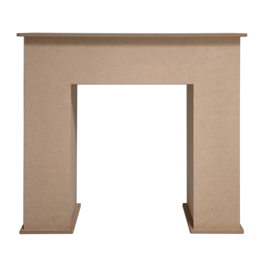 Forme en médium- Cheminée 68x68 cm