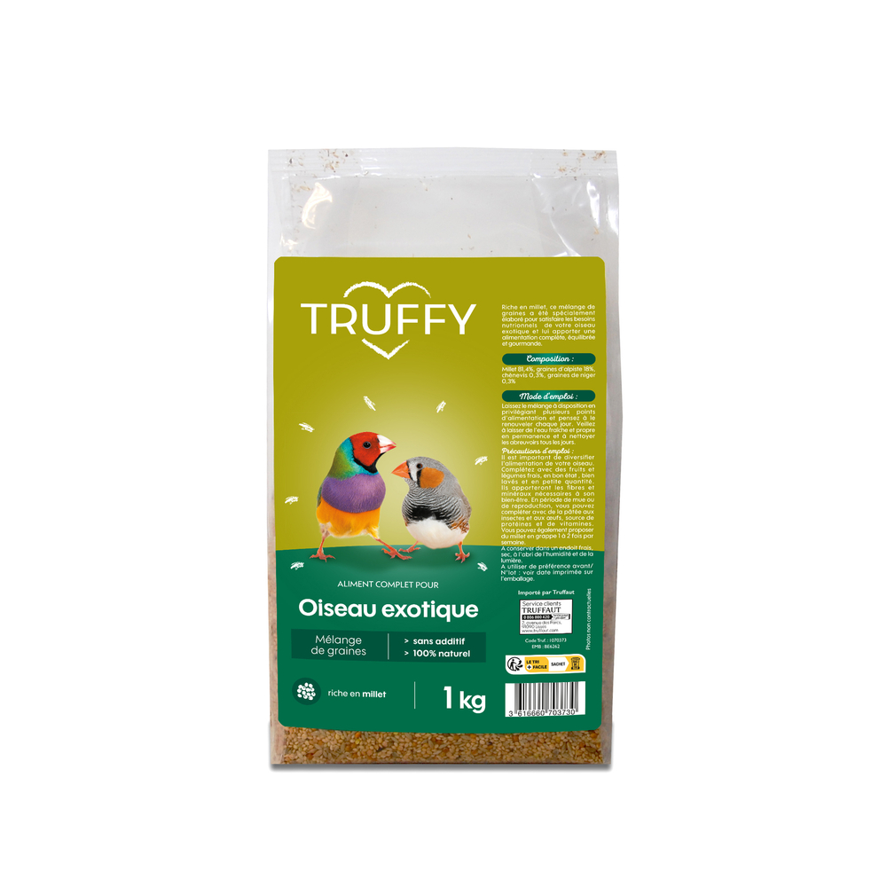 Mélange de graines pour oiseaux exotiques 1 kg