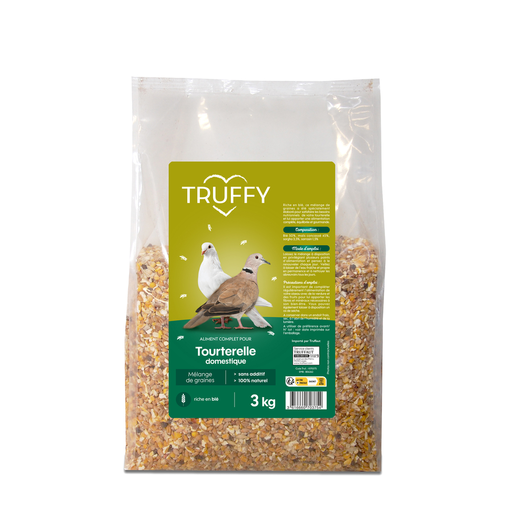 Mélange de graines pour tourterelles 3kg