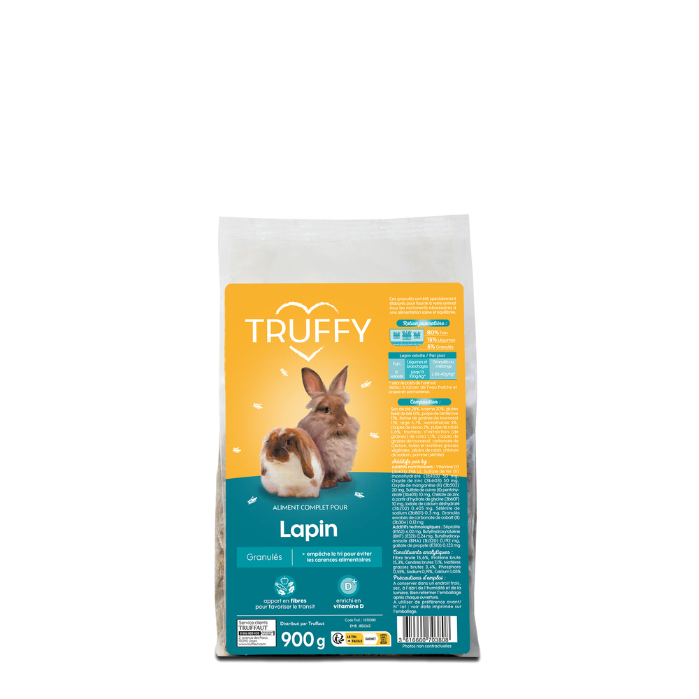 Granulés pour lapin 900g