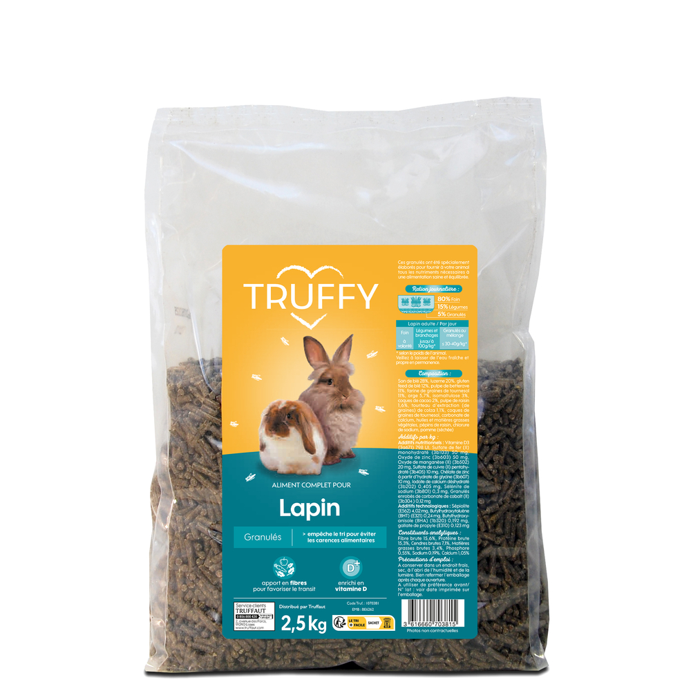 Granulés pour lapin 2.5kg