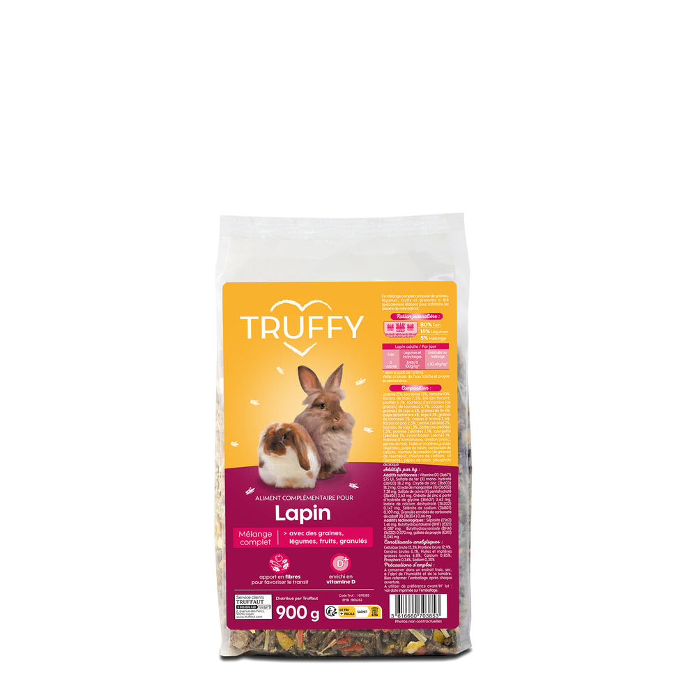 Mélange complet pour lapin 900g
