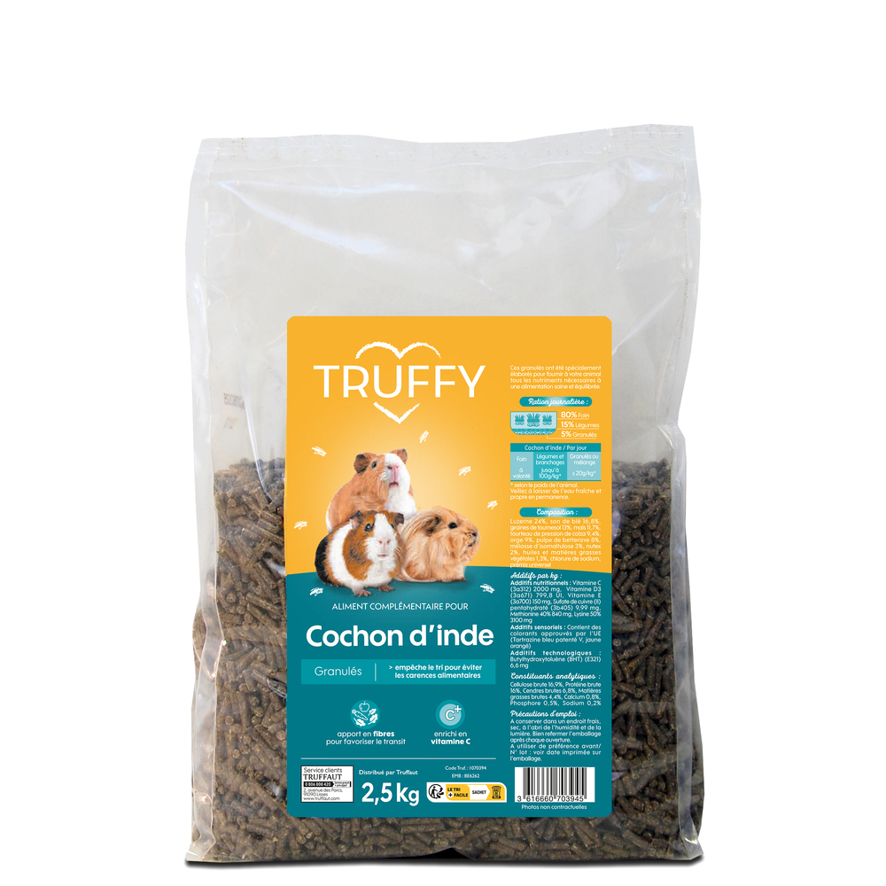 Granulés cochon d'inde 2.5kg