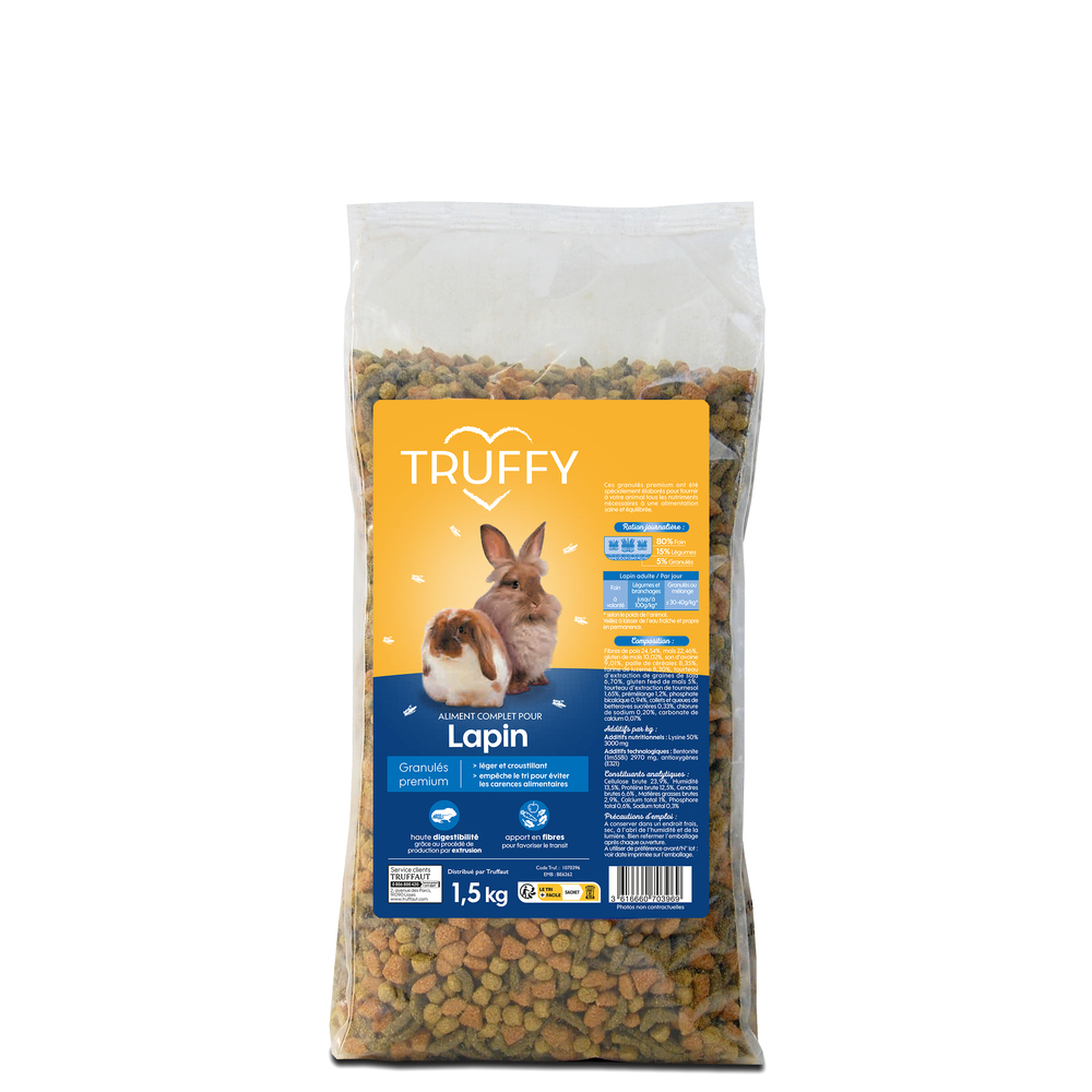 Granulés Premium pour lapin 1.5kg