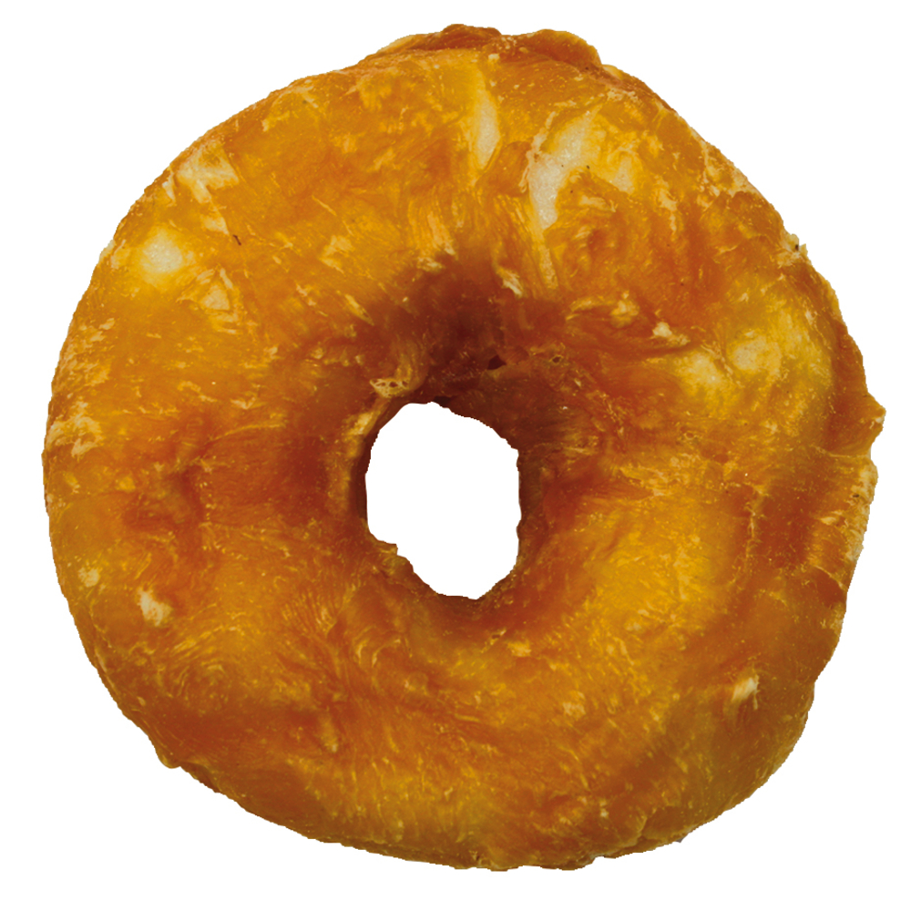 Friandise BBQ party donut poulet pour chien 7cm
