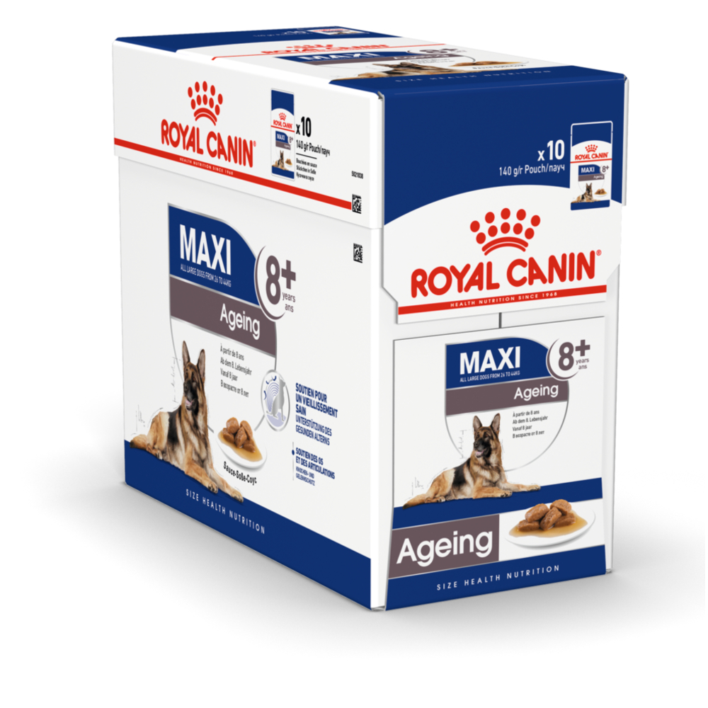 Bouchées en sauce Maxi Ageing 8+ pour chien 10X140g