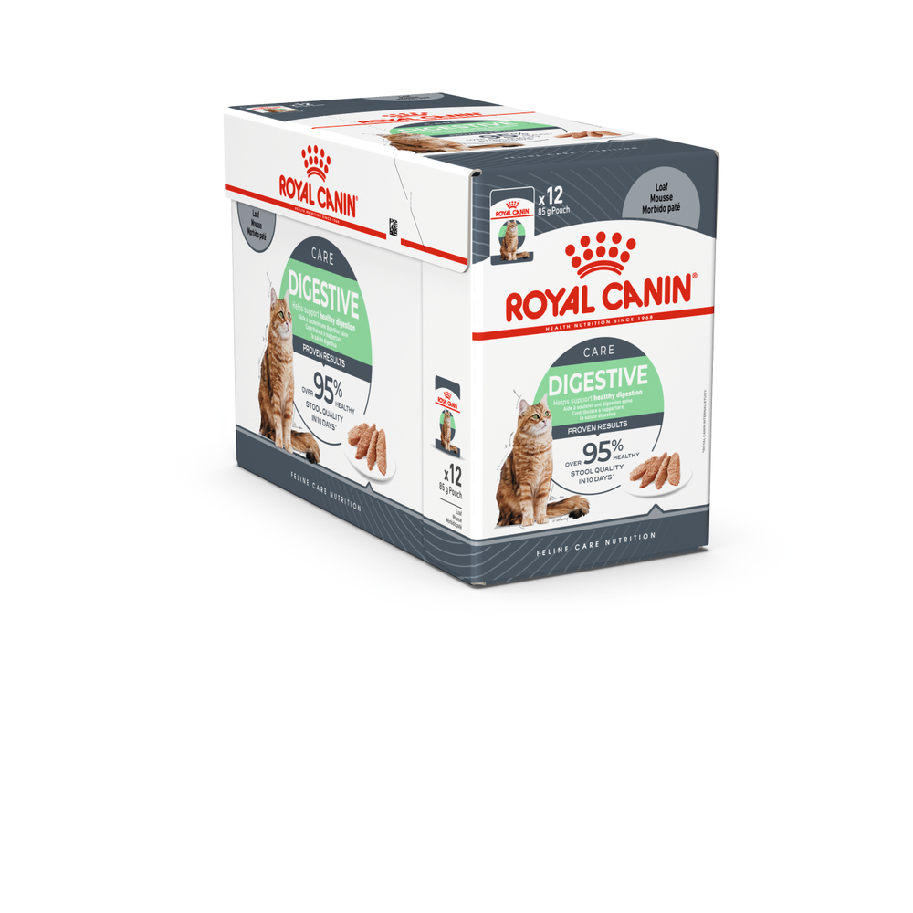 Mousse Care Digestive pour chat adulte de 1 à 7 ans - 12x85 g