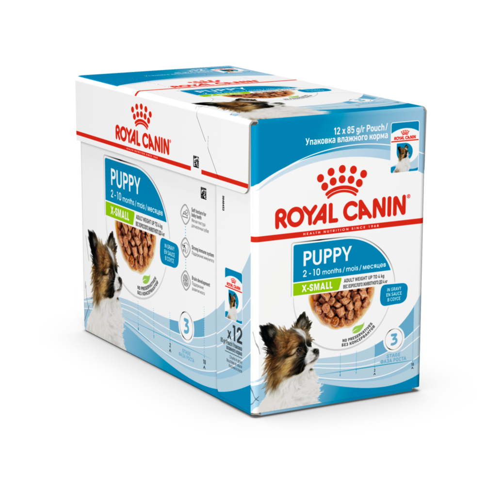 Bouchées en sauce Puppy X-Small pour chiot 12X85g