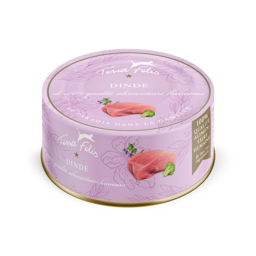 Pâtée pour chat à la dinde 80g