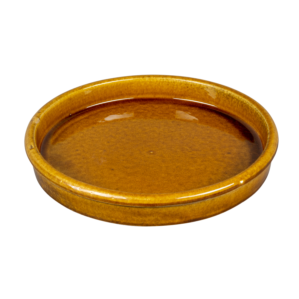 Soucoupe Shanghai ronde ocre - D.40cm