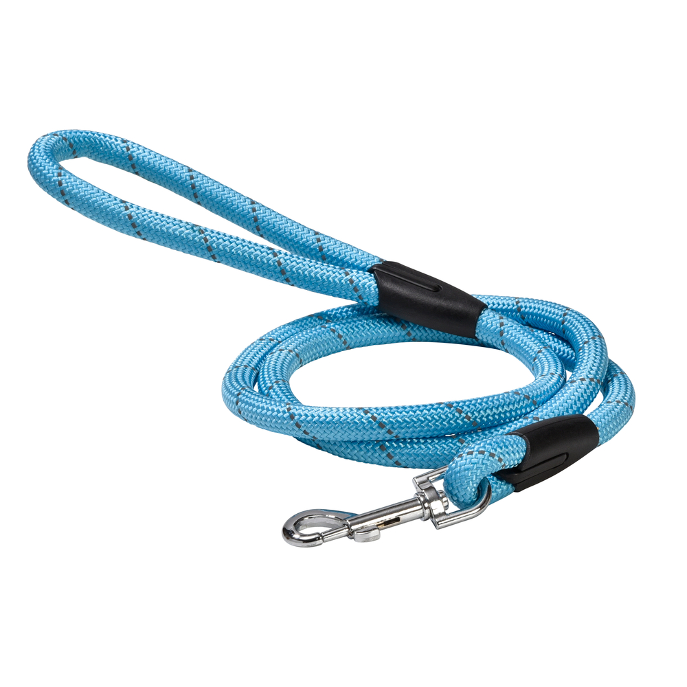 Laisse pour chien, Walk bleu 124x1.2cm 