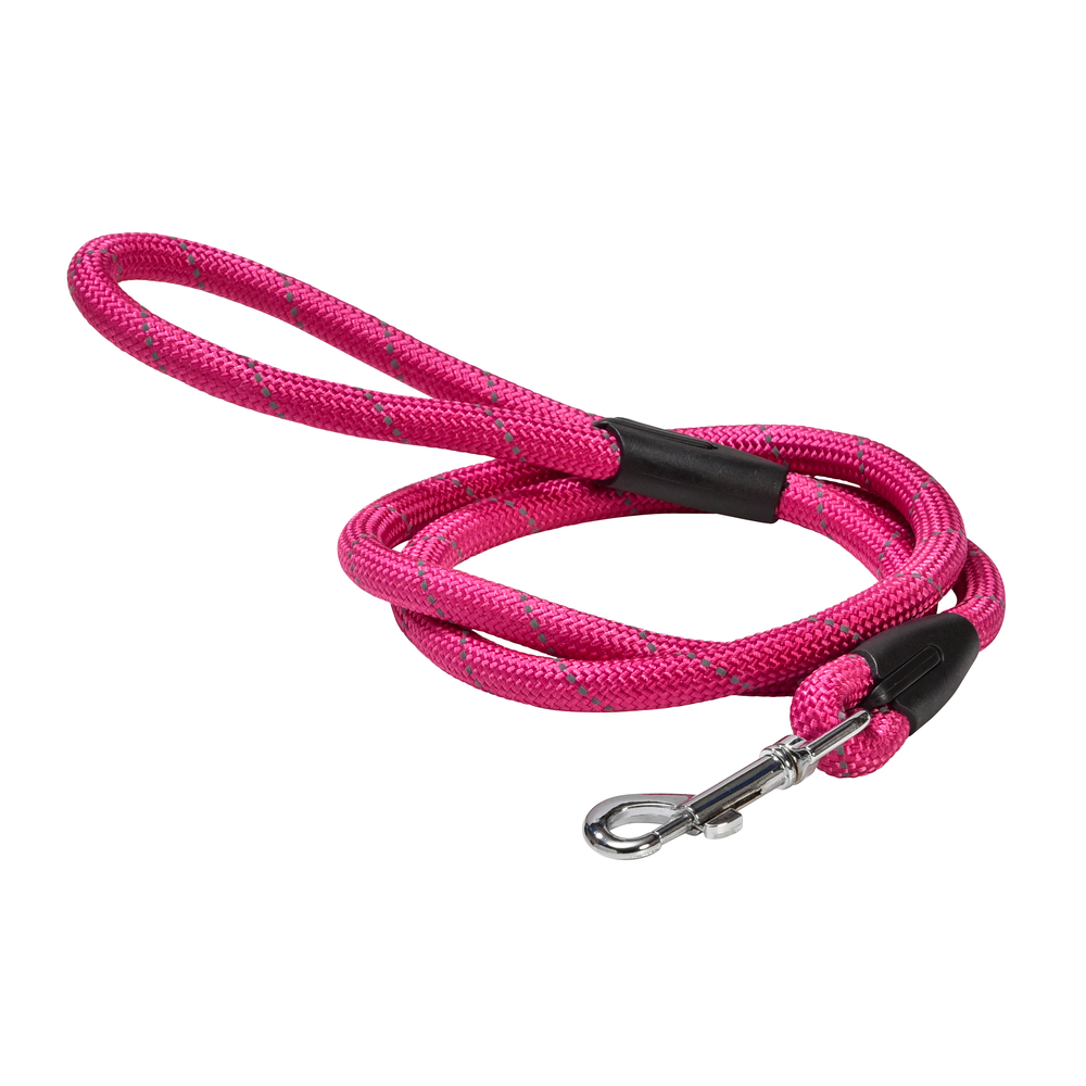 Laisse pour chien, Walk fushia 124x1.2cm 
