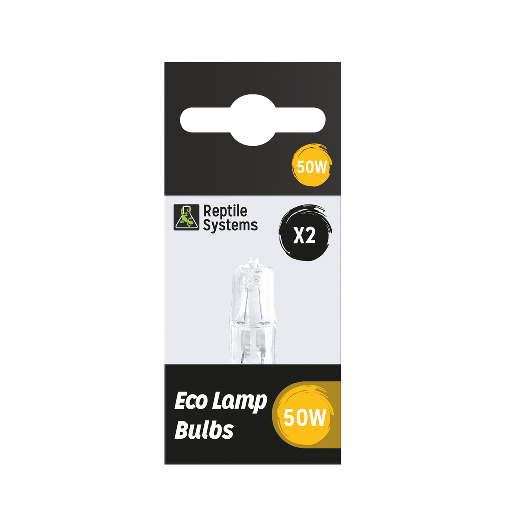 Lampe de rechange éco halogène blanche 50W x2