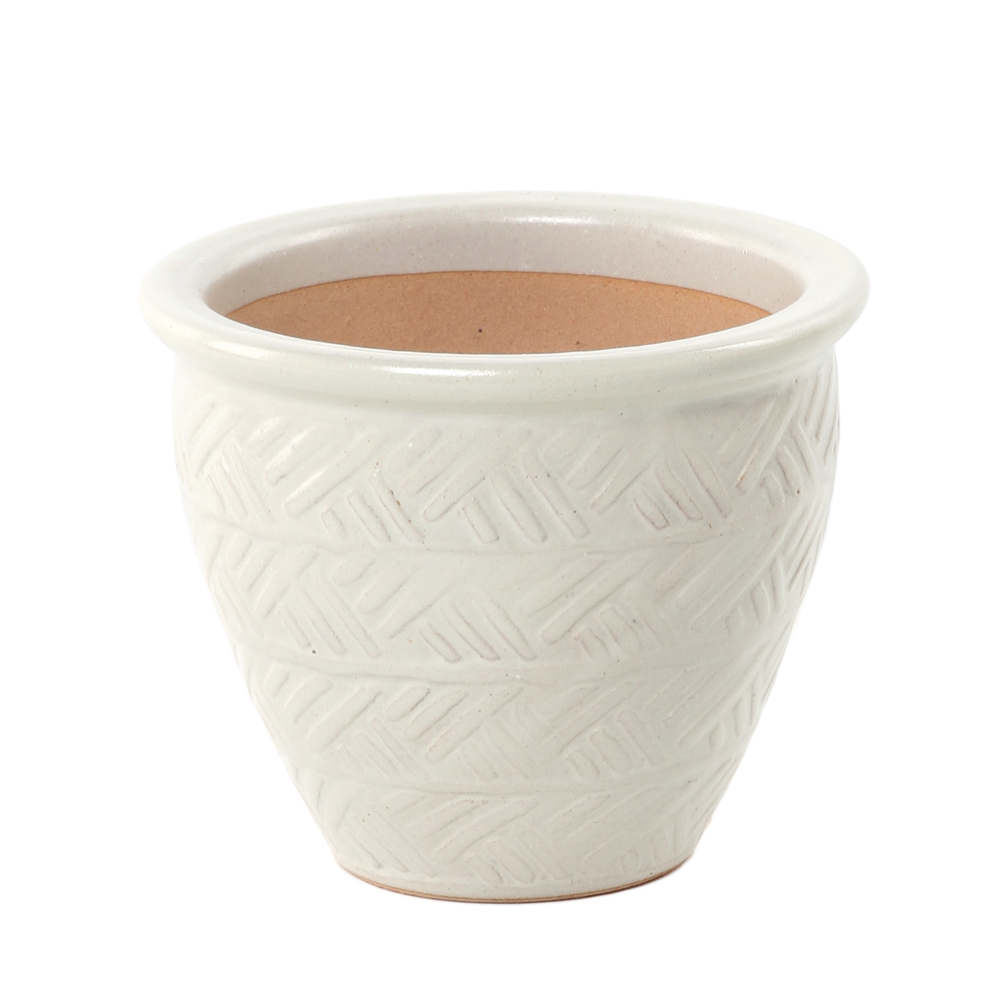 Pot Sebchair Blanc - 21xH.19cm