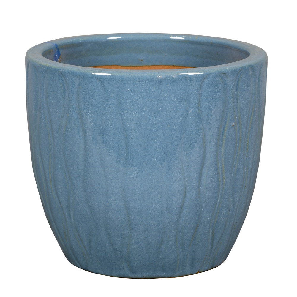 Pot V1080 bleu - D.37xH.31cm