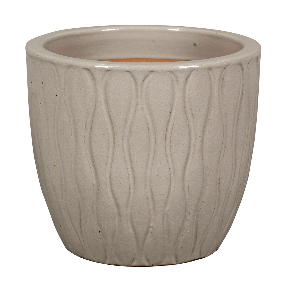 Pot V1080 gris - D.19xH.17cm