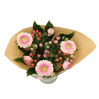 Bouquet de fleurs de saison '‘Promo’’ rose 17 tiges