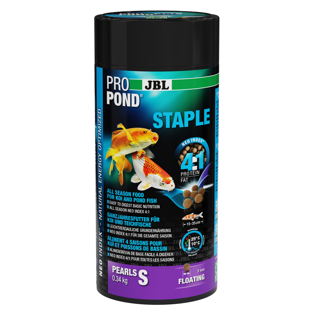 Alimentation Staple Pearls S pour Koï et poissons de bassin - 34g