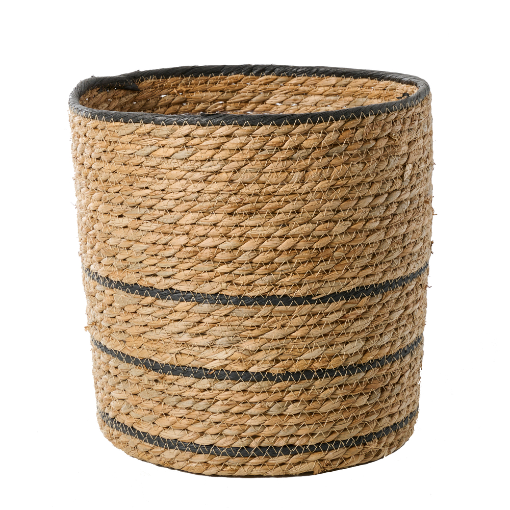 Panier Rachel pour plante d'intérieur noir FSC Mix H.19xD.19 cm