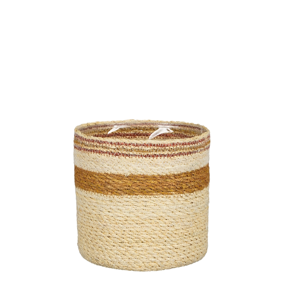 Panier pour plantes de la maison Jameson jaune H.20xD.20cm