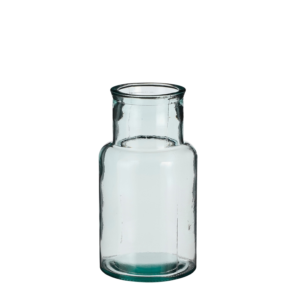 Vase Garcia en verre recyclé H.28xD.15cm