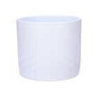 Pot en céramique Napoli D13.5 H.12.3cm blanc