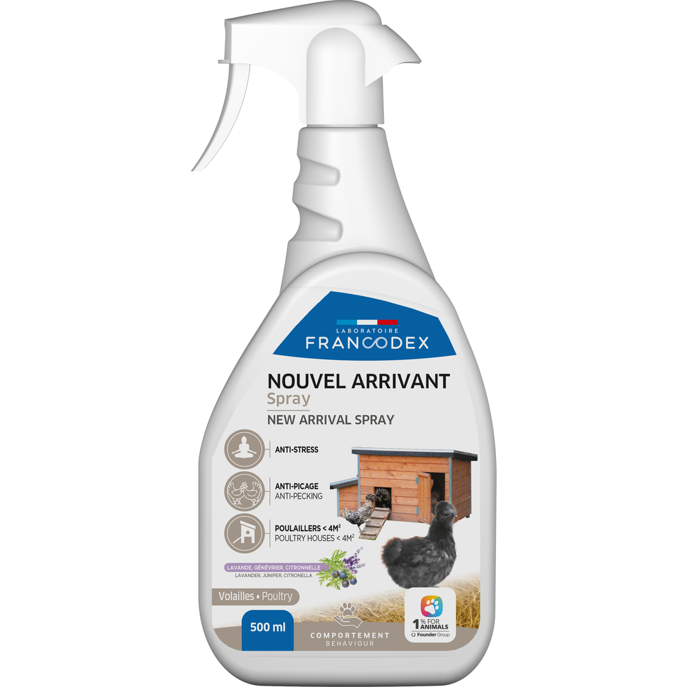 Spray nouvel arrivant basse-cour 500 ml