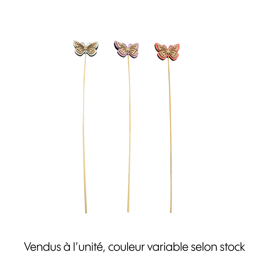 Pic papillon 8x0.5x48cm - 3 modèles disponibles