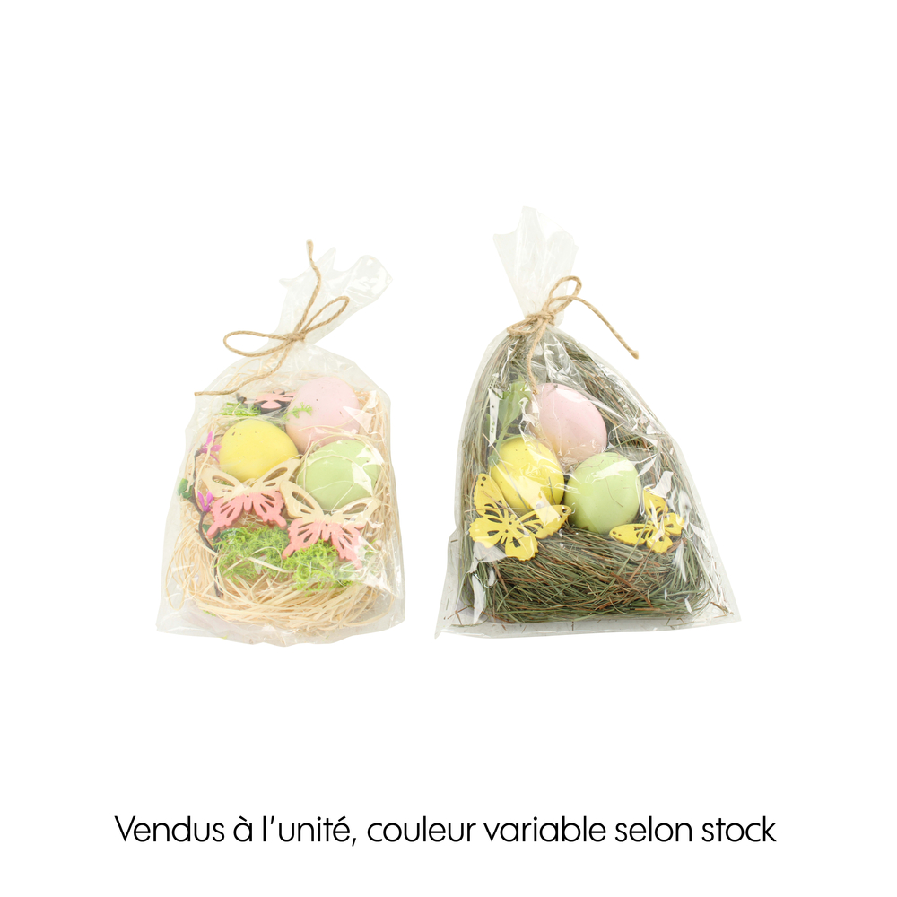 Sachet mixte naturel 20x12x3cm - 2 modèles disponibles