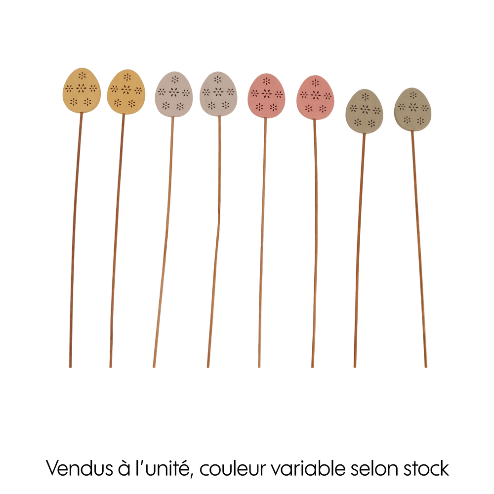 Pic oeuf 6.5X0.7X48cm - 1 Pièce