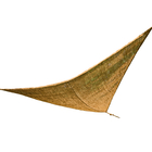 Ombrière triangulaire en fibre de coco, 3,60m de côté