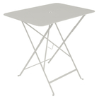 Table Bistro rectangle 77x57 coloris gris argile