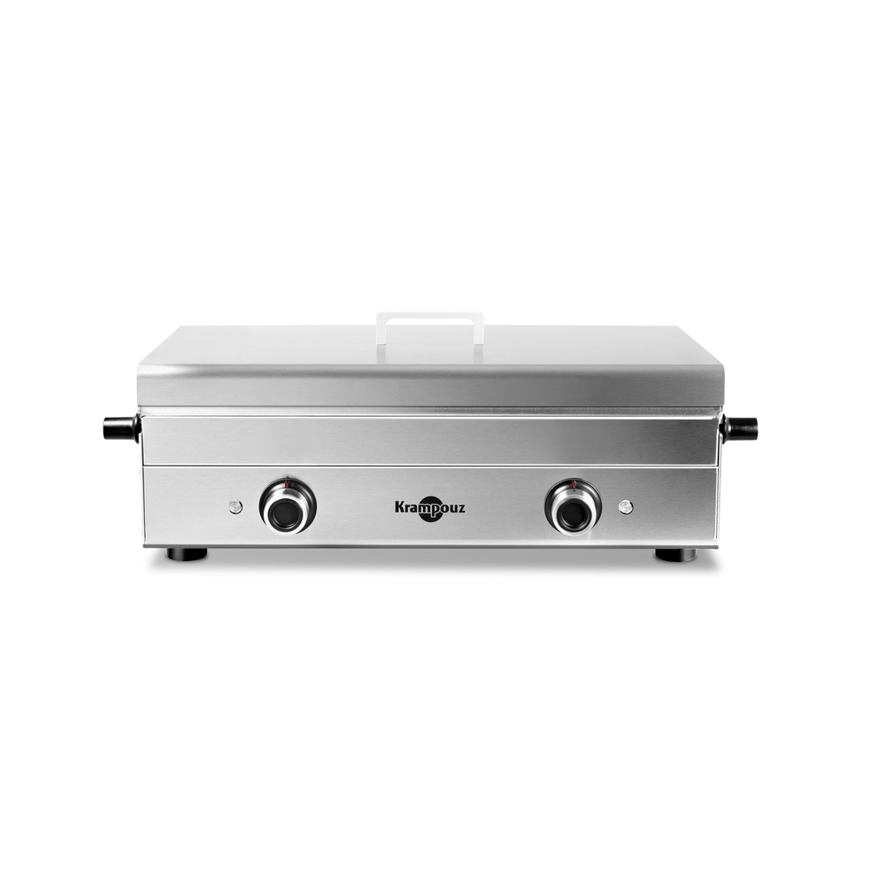 Capot en inox pour planchas Design L. 41.0 l. 67.0 H. 11.0 cm