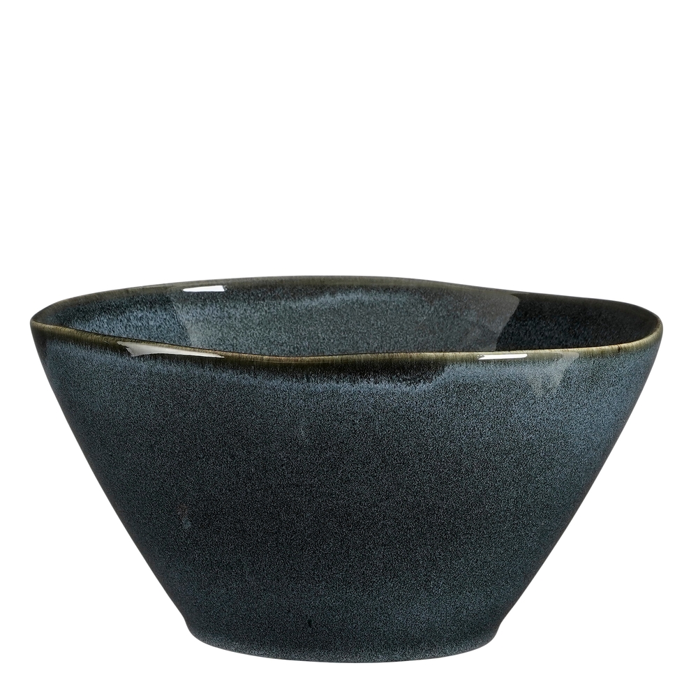 Saladier en grès Racco, coloris gris - D.23xH.12cm