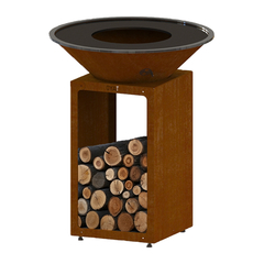 Brasero 78 cognac D78 h98cm