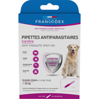Pipettes antiparasitaires Icaridine - grand chien <gt/>30 kg - 5ml x4