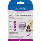 Pipettes antiparasitaires Icaridine - petit chien/chiot - 1.5ml x4