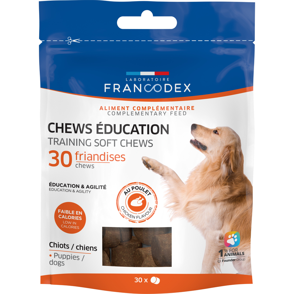 Friandises chews éducation pour chien 3g