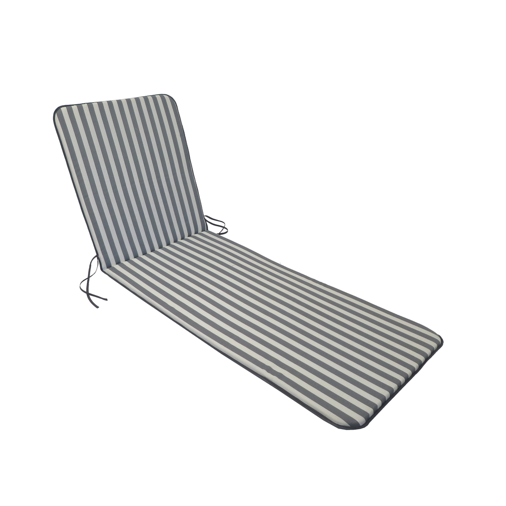 Coussin plaque pour bain de Soleil MATELOT gris clair 57x183cm