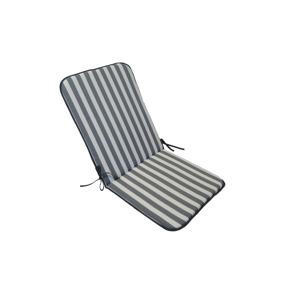 Coussin pour fauteuil haut dossier MATELOT gris clair 39x89cm