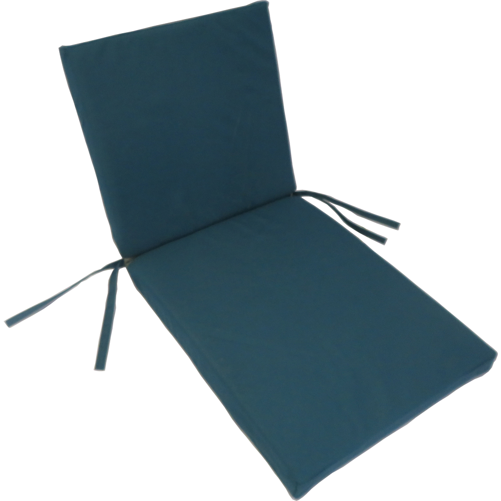 Coussin déhoussable de fauteuil haut dossier MONTE CARLO cèdre 39x89cm