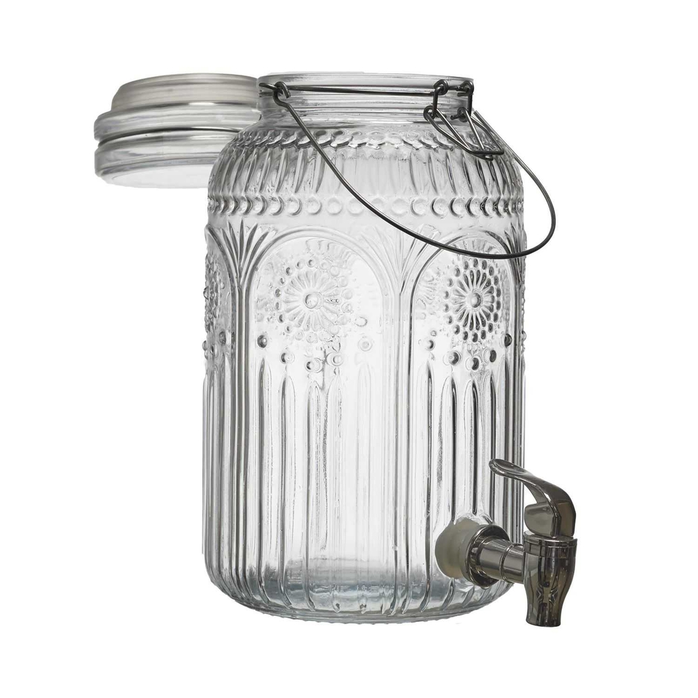 Fontaine en verre décorée - 4L