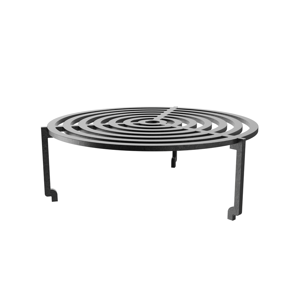 Grille de cuisson Grill Round 75 pour barbecue Corten - D.38xH.13cm