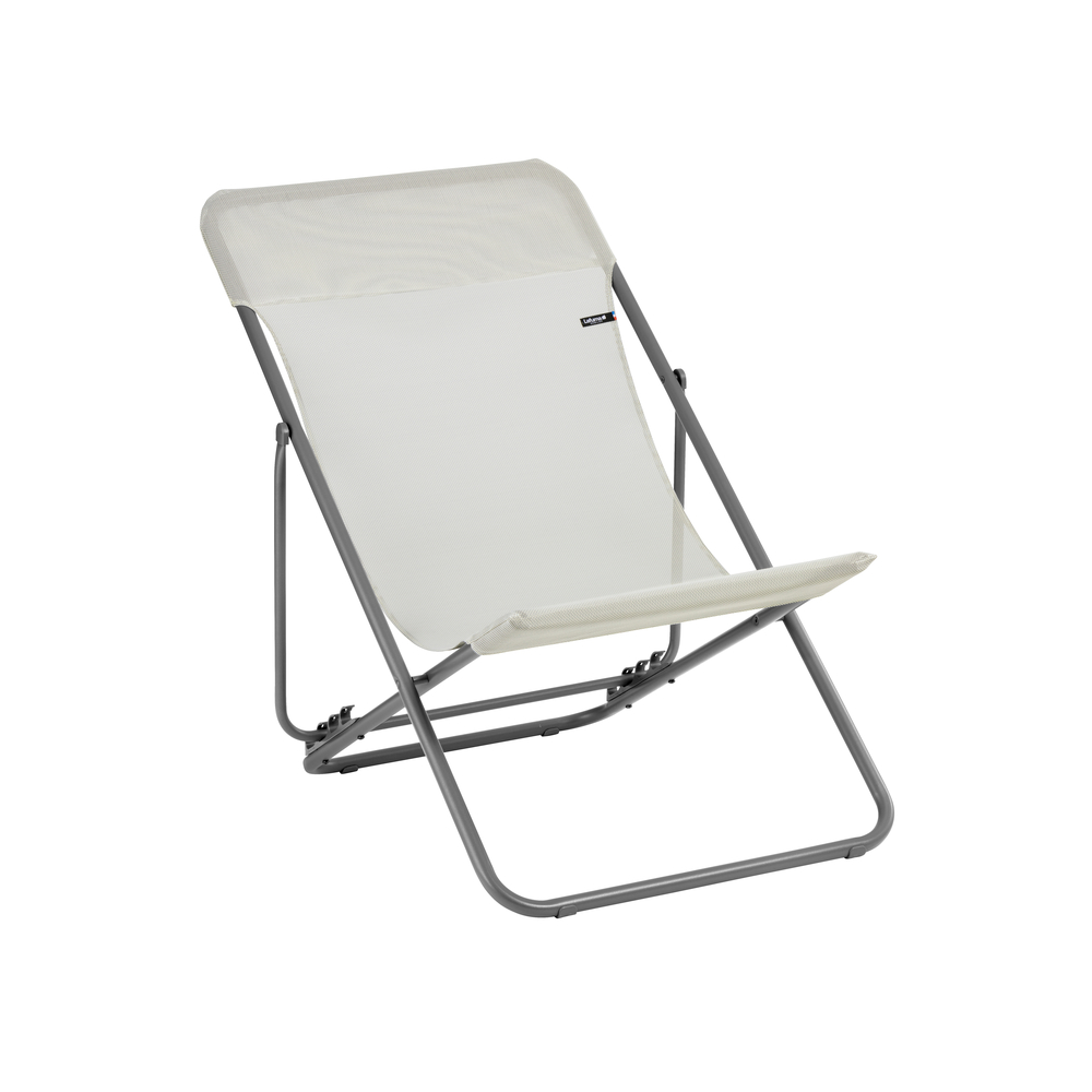 Maxi Transat de jardin pliable seigle II