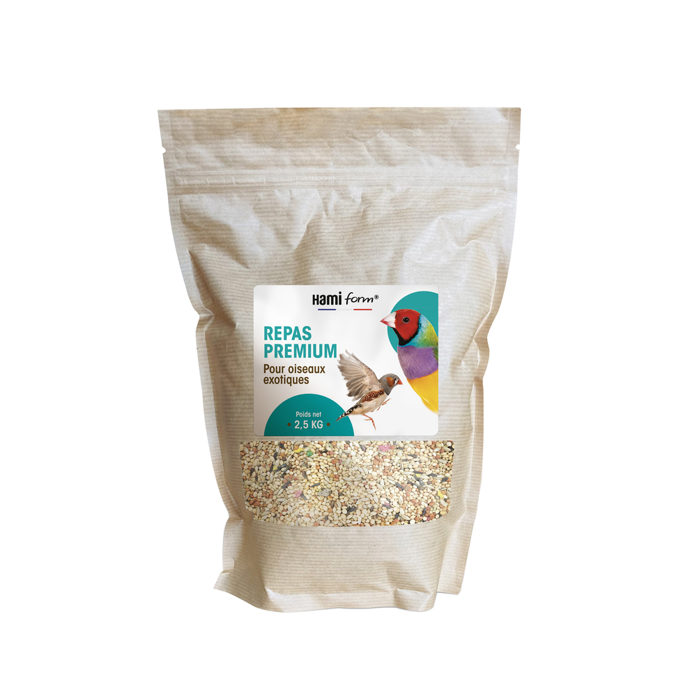 Repas premium pour oiseaux exotiques 2.5 kg