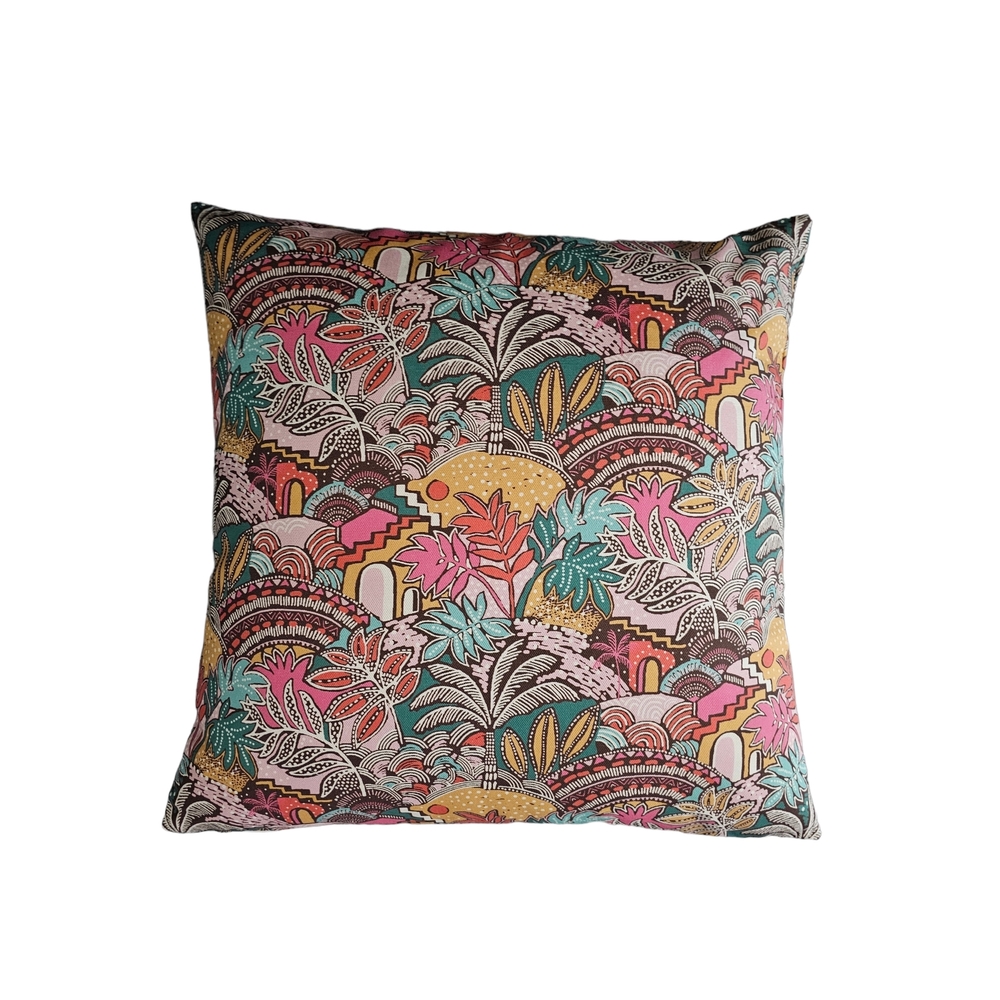 Coussin antique rose 45x45cm